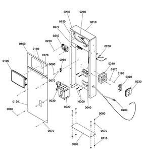 Part Location Diagram of 84003427 Briggs and Stratton CONTROLLER